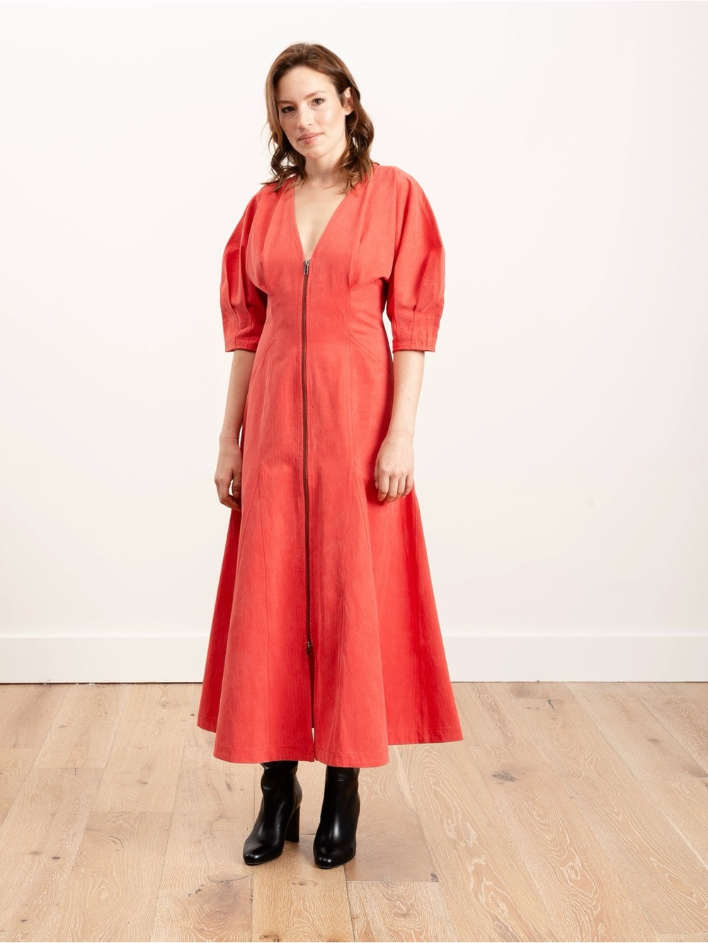 Mara Hoffman Sophie Dress in Pink/Coral